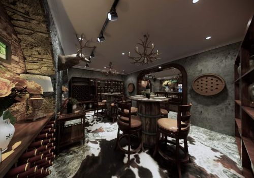 Thiết kế nội thất phòng rượu anh Lâm hải phòng